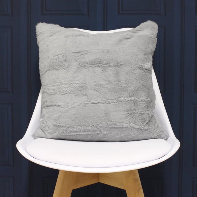 RIVA home Grey Chinchilla Cushion 45x45cm