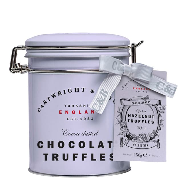 Cartwright & Butler Hazelnut Chocolate Truffles Tin