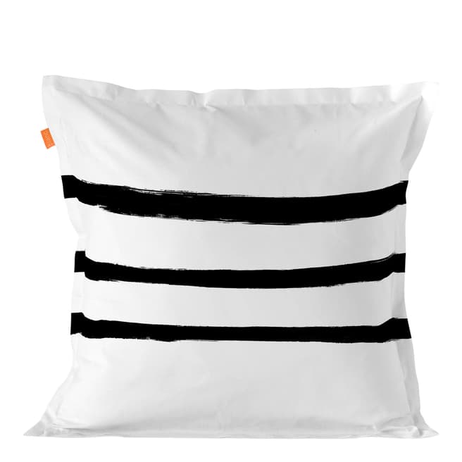Blanc Stripes Square Pillowcase