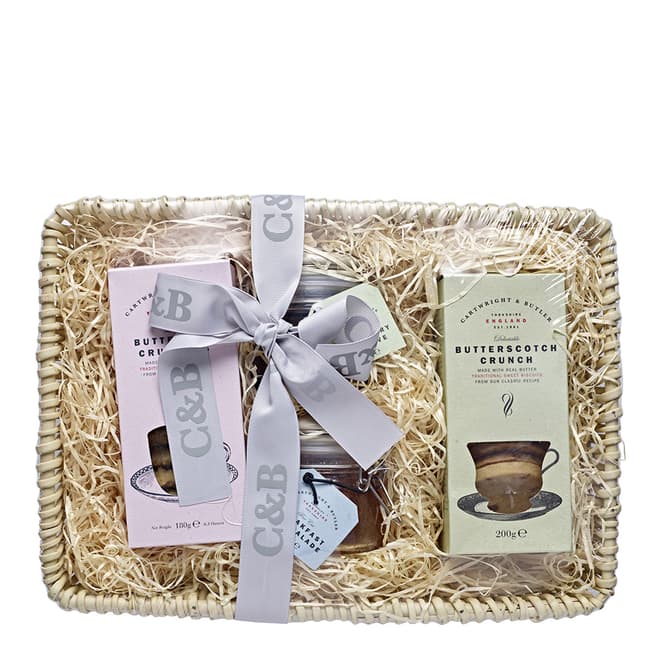 Cartwright & Butler Biscuits & Preserves Wicker Gift Tray