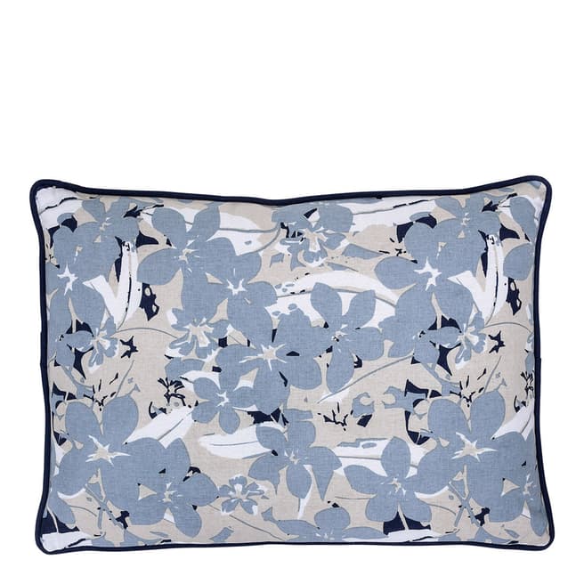 Bloomingville Blue Cotton Cushion