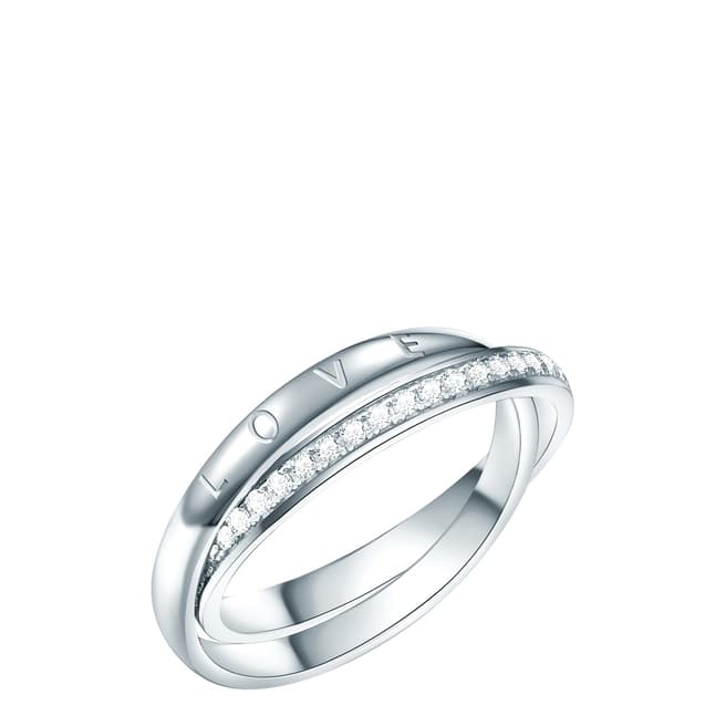 Carat 1934 Sterling Silver Love Ring