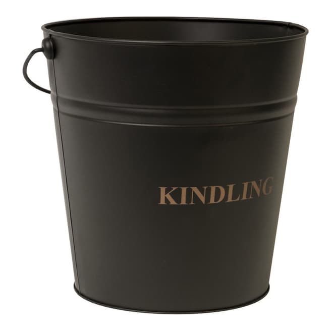 Ivyline Black Kindling Bucket 30cm