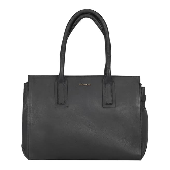 Paul Costelloe Black Savoie Leather Bag