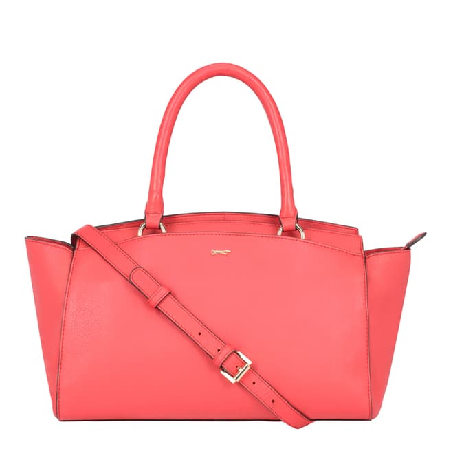 Paul Costelloe Red Clarkson Leather Bag
