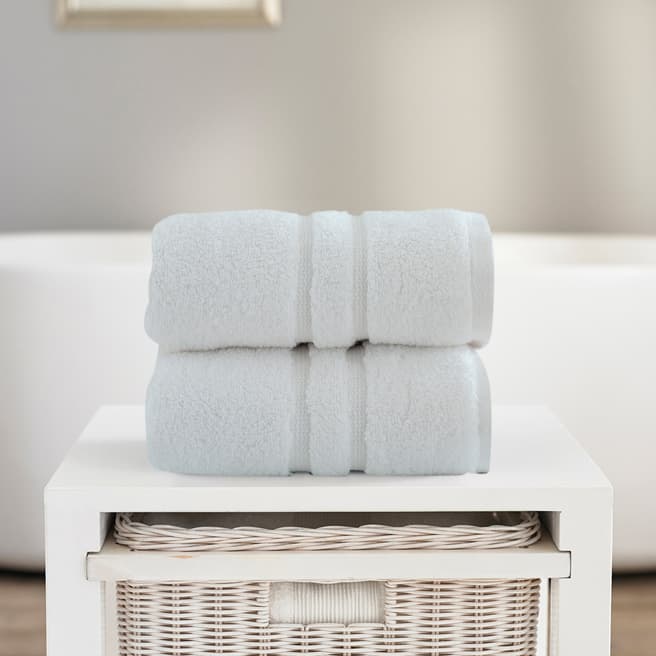 The Lyndon Company Zero Twist Bath Towel, White