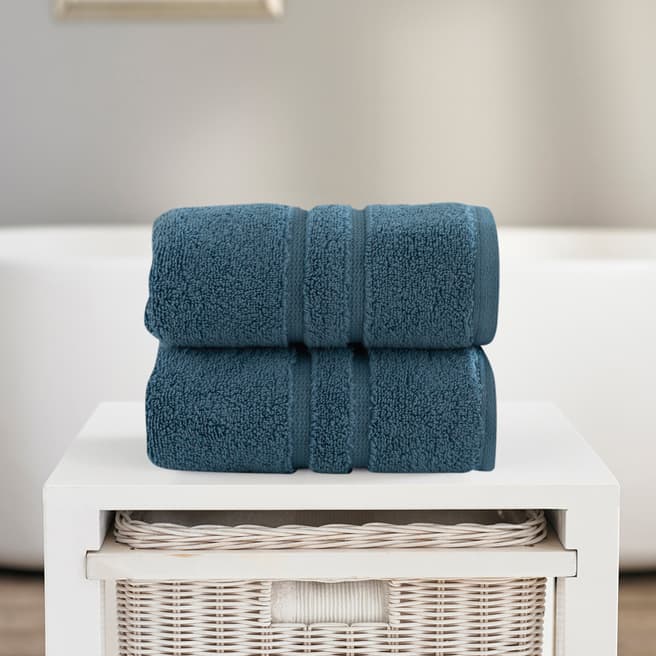 The Lyndon Company Zero Twist Bath Towel, Ocean