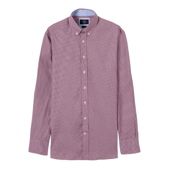 Hackett London Red and Blue Shirt