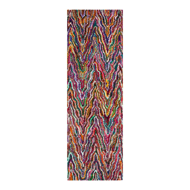 Safavieh Multi Buzios Textured Rug, 68x213cm