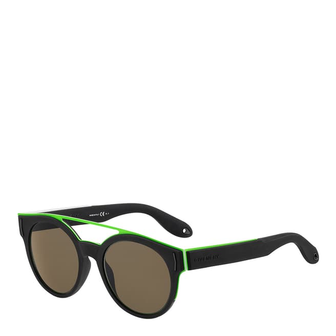 Givenchy Unisex Black/Green Givenchy Sunglasses 50mm