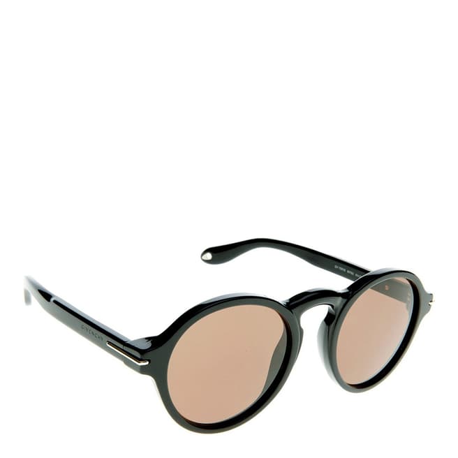 Givenchy Unisex Black / Dark Brown Givenchy Sunglasses 51mm