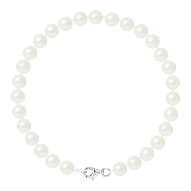 Ateliers Saint Germain Silver/White Tahitian Style Pearl Bracelet