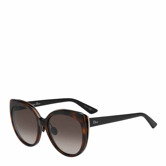 Dior Women's Brown Havana Dior Sunglasses 57mm