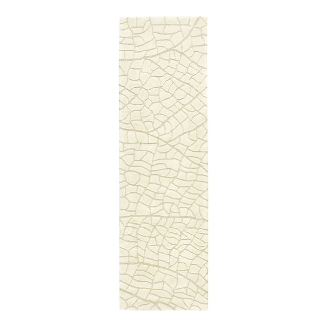 Nourison Ivory Escalade Rug 244x69cm