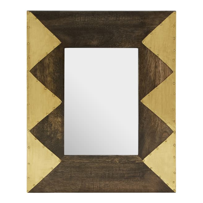 Fifty Five South Gold Harlequin Photo Frame, 5x7"