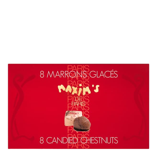 Maxim's de Paris 8 Piece Candied Chestnut Gift Box