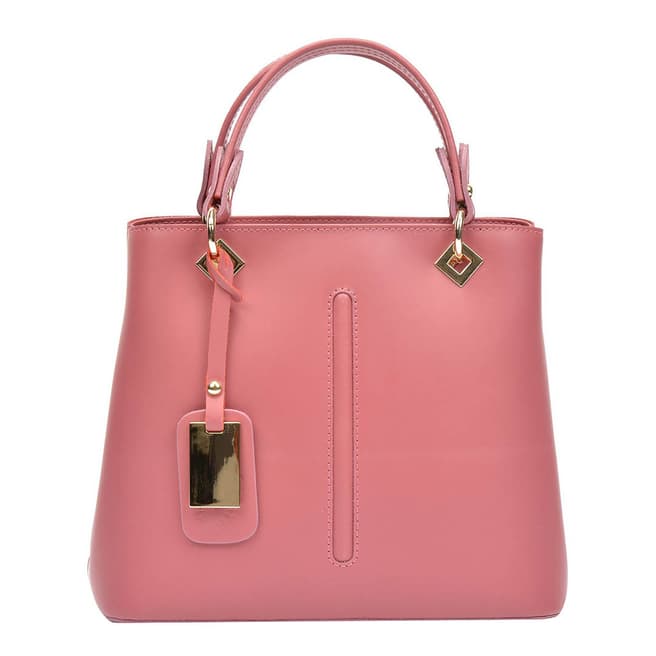 Roberta M Pink Leather Roberta M Top handle Bag