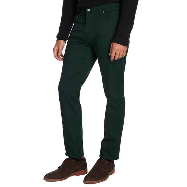 Jaeger Green Slim Twill 5pkt Cotton Jeans