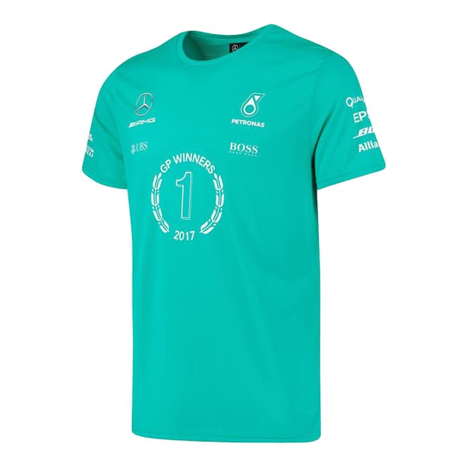 Mercedes AMG-Petronas Motorsport Men's Green T-Shirt