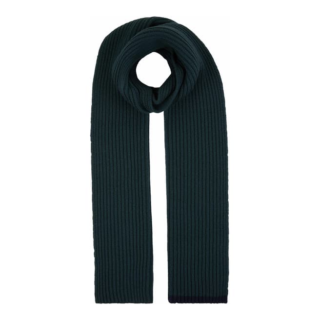 Jaeger Emerald Ribbed Scarf