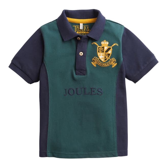 Joules Boys Green Harry Polo Shirt