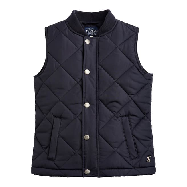 Joules Boys Navy Jake Quilted Gilet