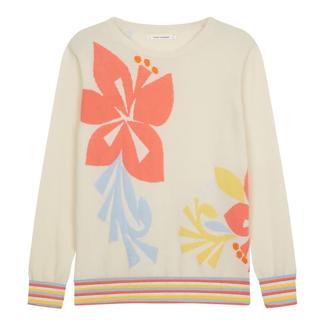 Chinti and Parker HIBISCUS SWEATER