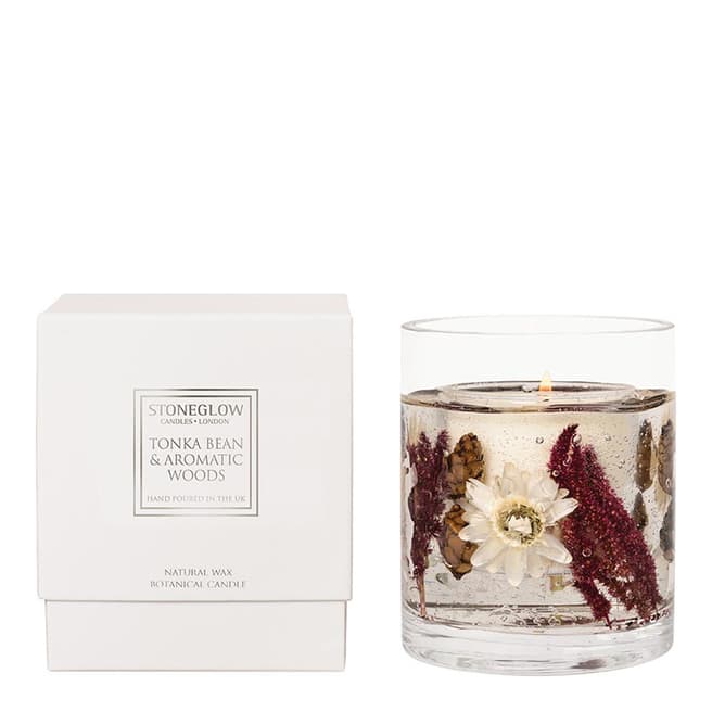 Stoneglow Candles Natures Gift Tonka Bean & Aromatic Woods Vase