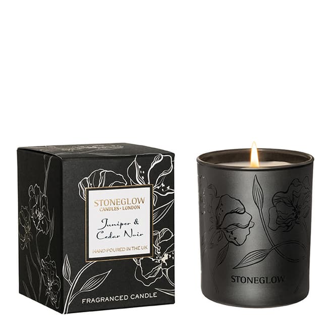 Stoneglow Candles Night Flower - Juniper & Cedar Noir Tumbler