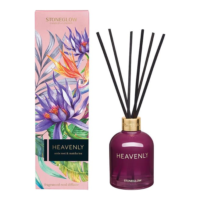 Stoneglow Candles Infusion Orris Root & Matcha Tea Reed Diffuser (Pink) Heavenly