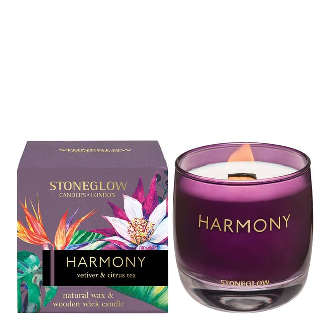 Stoneglow Candles Infusion Harmony Vetiver & Citrus Tea Wooden Wick Candle