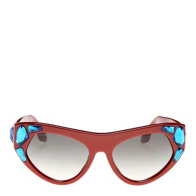Prada Women's Red Prada Sunglasses 56mm