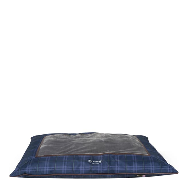 Scruffs Blue Balmoral Pillow Bed 100x70cm