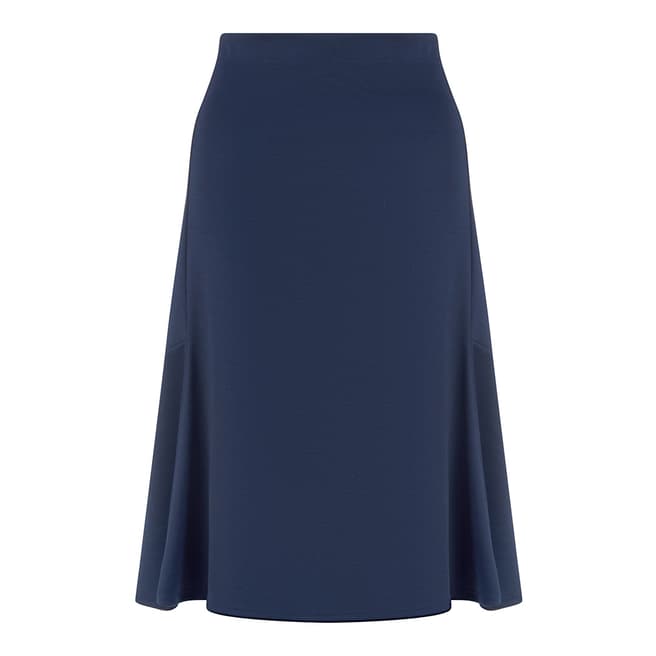 Nougat London Navy Elderflower Flippy Skirt 