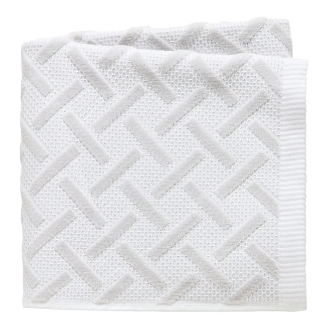 Fable Pack of 3 Vienne Guest Towels, Silver