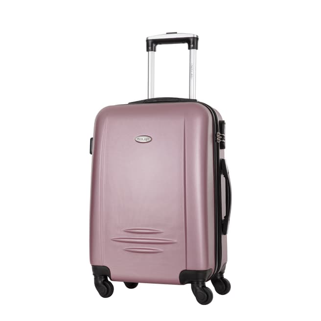 Travel One Red Burlin 4 Wheel Medium Suitcase 56cm