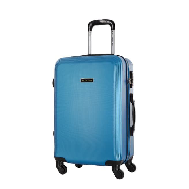 Travel One Blue Alicudi 8 Wheel Medium Suitcase 56cm