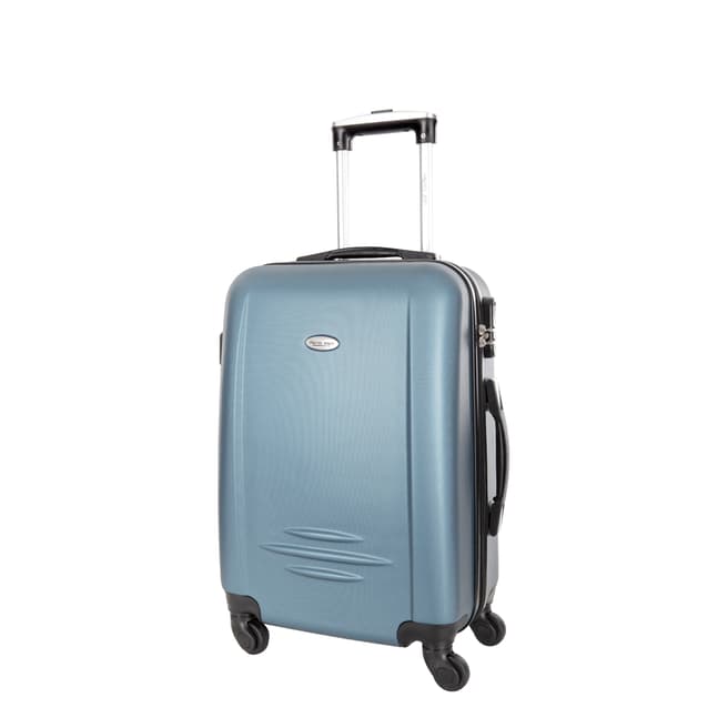 Travel One Blue Burlin 4 Wheel Small Suitcase 50cm