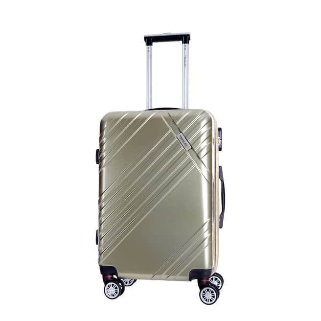 Travel One Gold Rosciano 8 Wheel Small Suitcase 46cm