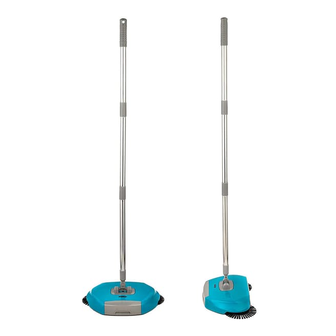 Beldray Turquoise Stainless Steel Spinning Sweeper, 105Cm