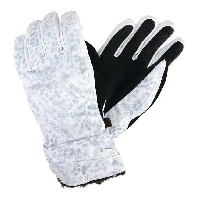 Dare2B White Adulation Luxe Ski Gloves