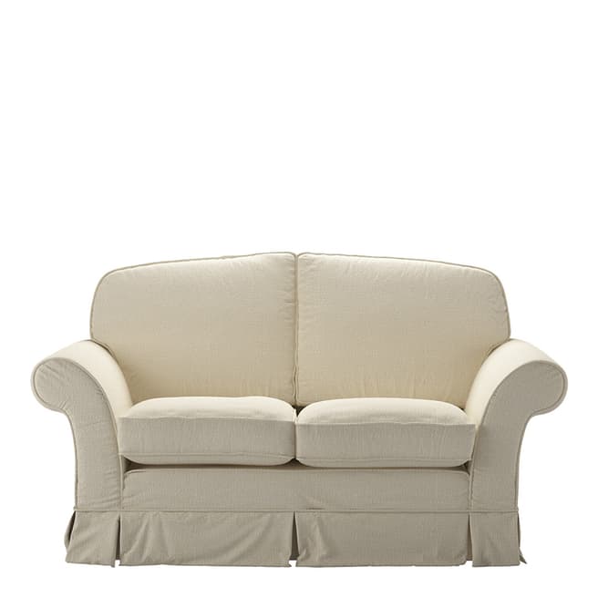 sofa.com Aspen Cushion Back Two Seat Sofa in Diamond Weave Wheat Sheaf
