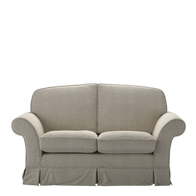 sofa.com Aspen Cushion Back Two Seat Sofa in Pure Belgian Linen Sand
