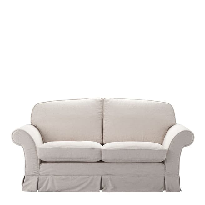 sofa.com Aspen Cushion Back  Three Seat Sofa in Antique Chenille Rose Gold