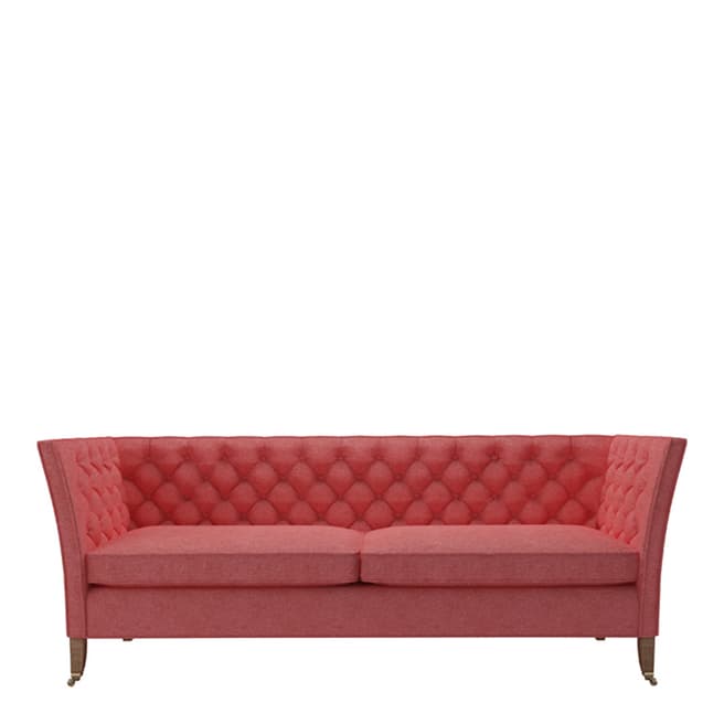 sofa.com Descartes Three Seat in Flamingo Soft Wool