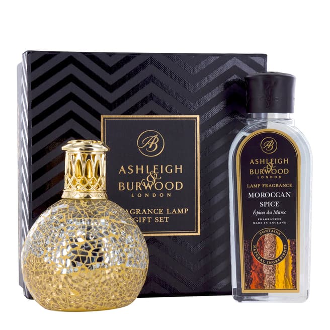 Ashleigh and Burwood Little Treasure & Moroccan Spice Fragrance Lamp Gift Set