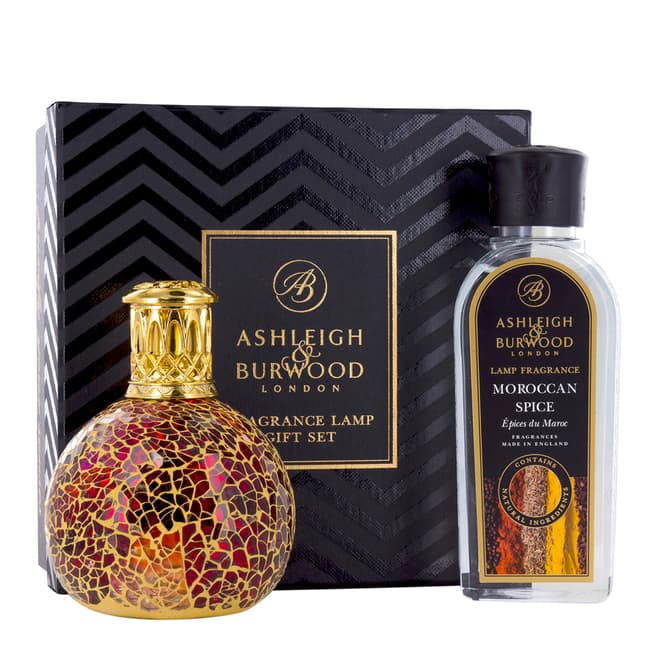 Ashleigh and Burwood Tahitian Sunset & Moroccan Spice Fragrance Lamp Gift Set