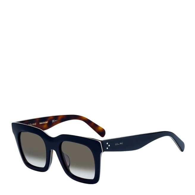 Celine Women's Brown Havana/Blue Luca Sunglasses 50mm