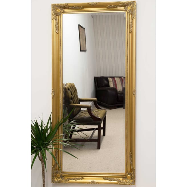 Milton Manor Buxton Gold Full Length Mirror 170x79cm