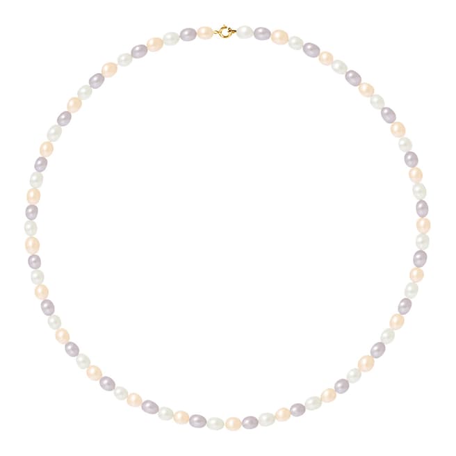 Ateliers Saint Germain Multicoloured Pearl Necklace 4-5mm